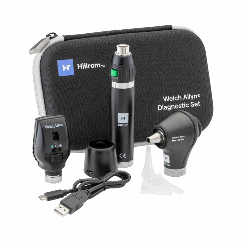 LED Diagnostik-Set von Welch Allyn - mit LED Coaxial Ophthalmoskop 11720-L für Augenuntersuchungen - Med-Praxisbedarf