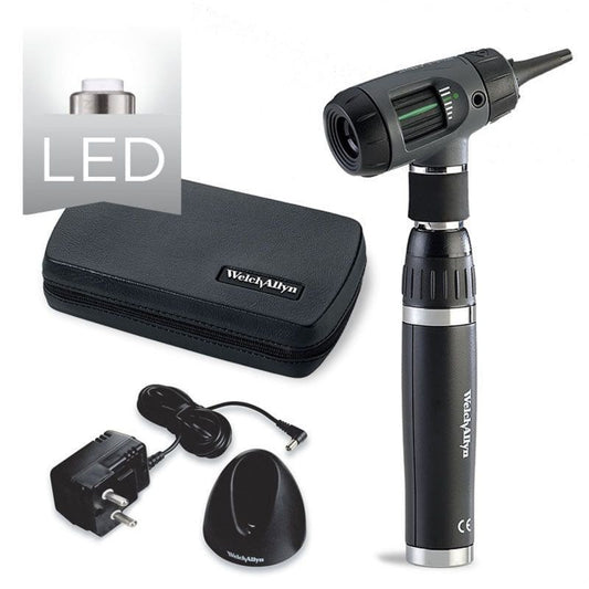 MacroView Prestige LED-Otoskop-Set - 3,5V SureColor LED für präzise Untersuchungen des Gehörgangs - Med-Praxisbedarf