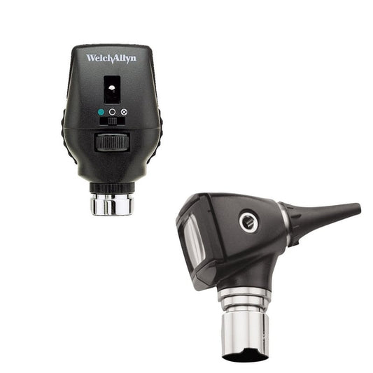 Professional PLUS Halogen Diagnostik-Set - Set für HNO-Untersuchungen, praktische Aufbewahrungstasche - Med-Praxisbedarf