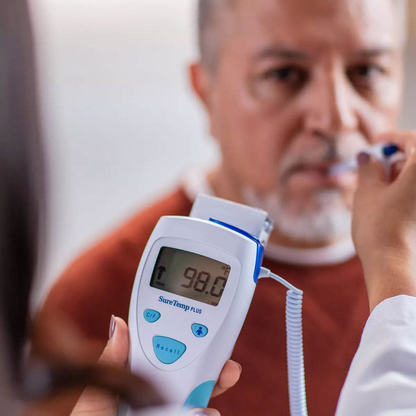 Welch Allyn SureTemp® Plus 690 Thermometer - zuverlässiges digitales Fieberthermometer für den professionellen Einsatz - M...