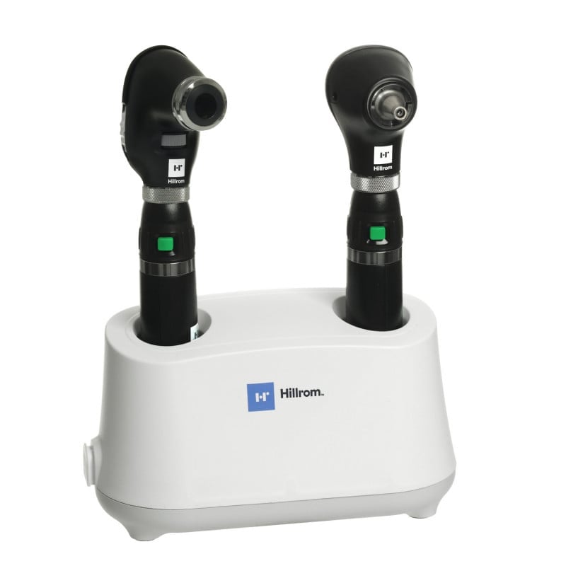 Welch Allyn Basis Diagnostik-Tischset - Set mit PanOptic Ophthalmoskop und Otoskop - Med-Praxisbedarf