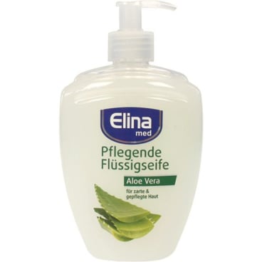 ELINA med Creme Seife mit Aloe Vera - milde Handseife für den täglichen Gebrauch - Med-Praxisbedarf