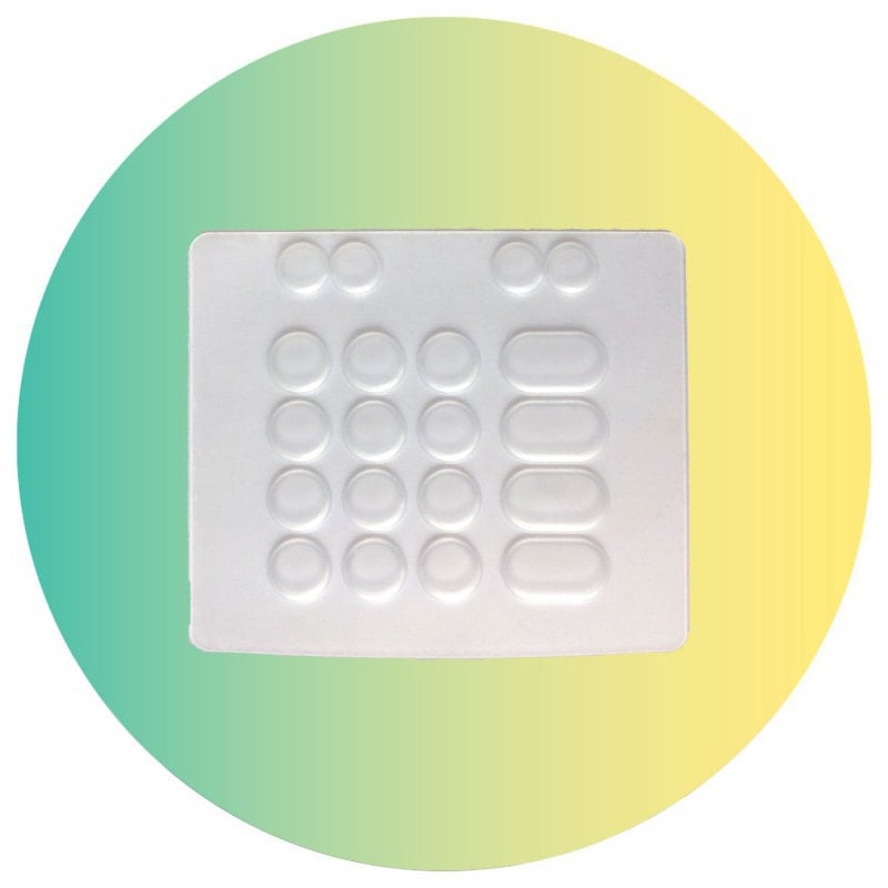 ORGA Silikon-Tastaturschutzmatte transparent - schützt Terminaltastatur vor Flüssigkeiten und Verschmutzung - Med-Praxisbe...