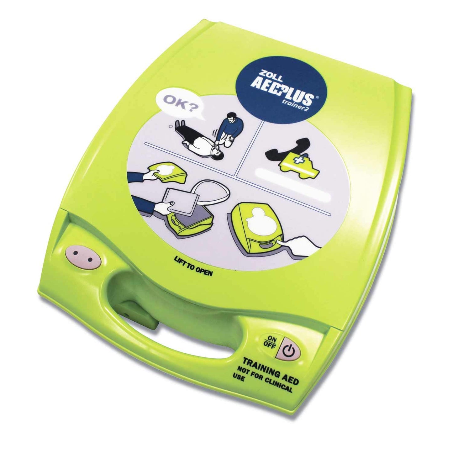 AED PLUS Trainer II Trainingsgerät - manuell steuerbar für Defibrillator-Ausbildung - Med-Praxisbedarf