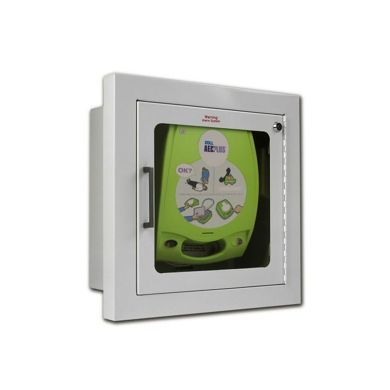 AED Plus Einbau-Wandschrank von ZOLL - zur sicheren Aufbewahrung von Defibrillatoren - Med-Praxisbedarf