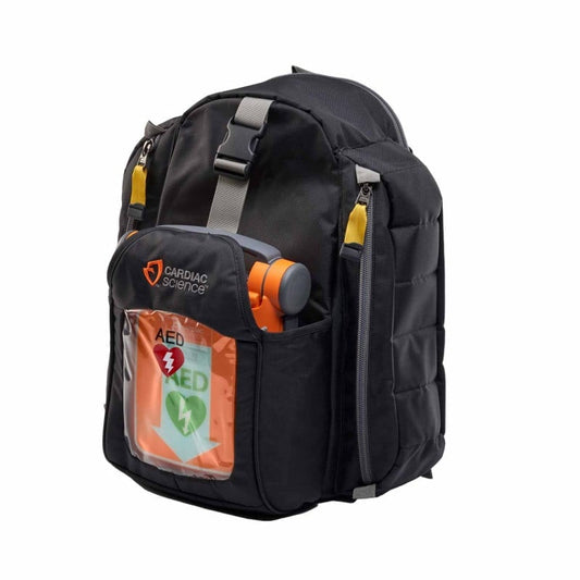 POWERHEART Rettungsrucksack - komplett aufklappbarer Rucksack für Defibrillator-Equipment - Med-Praxisbedarf