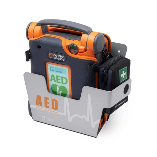 POWERHEART Wandhalterung - Metall-Halterung für G3 und G5 Defibrillatoren von ZOLL - Med-Praxisbedarf