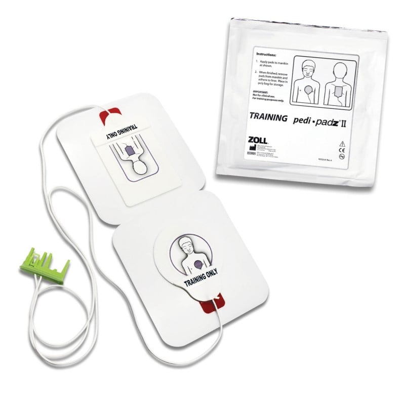 Pedi-padz II Trainingselektroden für AED PLUS Trainer II - Übungselektroden für Reanimationsschulungen - Med-Praxisbedarf