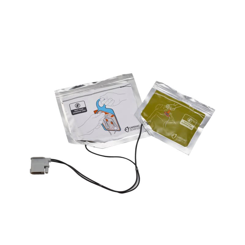 Powerheart G5 Trainingselektroden Packung - Mehrfach-Elektroden für Defibrillator-Training - Med-Praxisbedarf