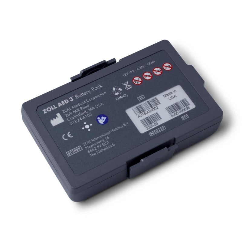 ZOLL AED 3 Defibrillator mit Elektroden - inklusive Erwachsenen- und Kindermodus für Notfälle - Med-Praxisbedarf