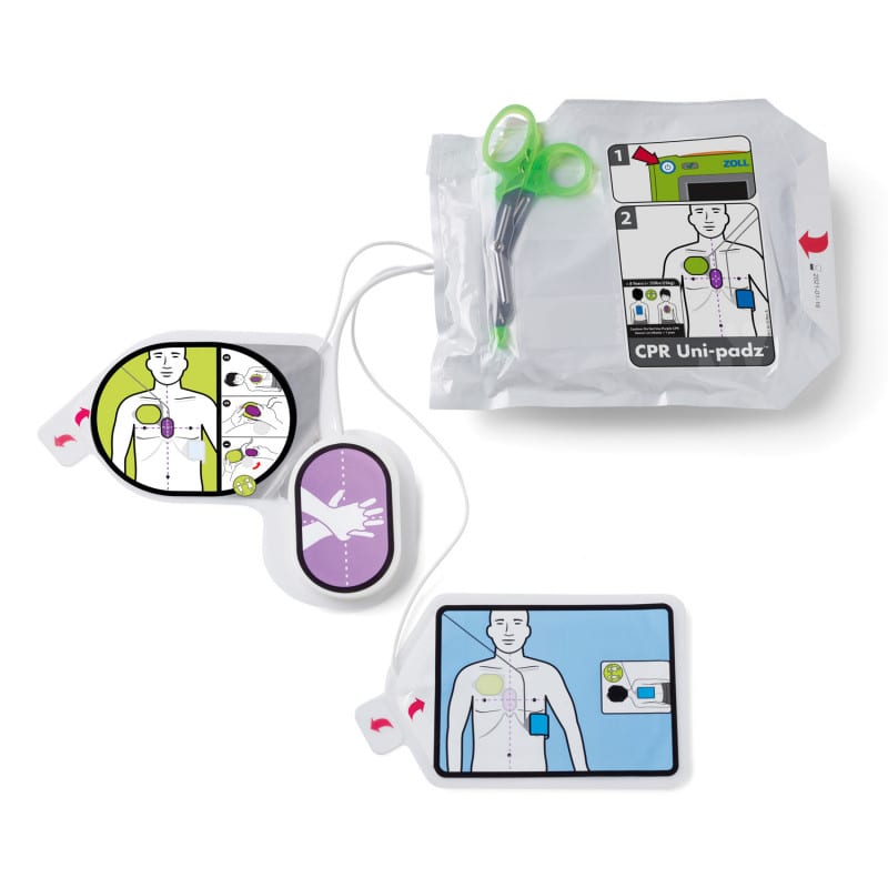ZOLL AED 3 Defibrillator Seitenansicht - robustes Gehäuse für den Einsatz in Pflegeeinrichtungen - Med-Praxisbedarf
