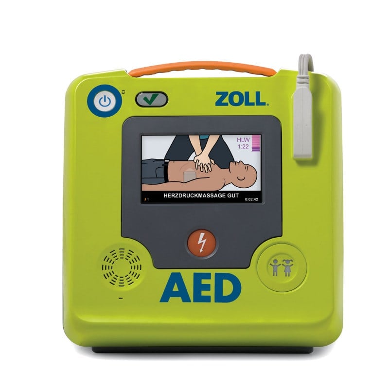 ZOLL AED 3 Defibrillator tragbar - kompaktes Lebensrettungsgerät für medizinische Einrichtungen - Med-Praxisbedarf