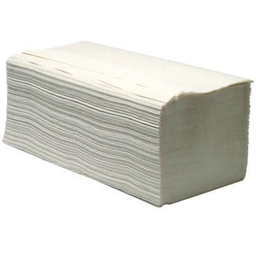 zetForm Falthandtücher 23,5 x 23 cm - 2-lagige Tissue-Handtücher für schnelle Handtrocknung - Med-Praxisbedarf
