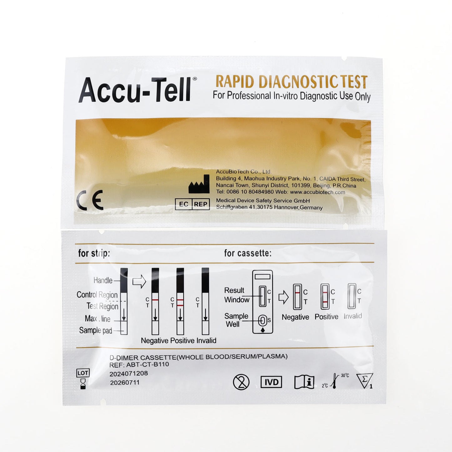 Accu-Tell® D-Dimer-Schnelltest | günstig kaufen