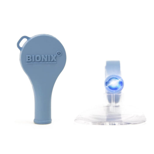 Bionix Ohr-Kürette mit Vergrößerungslinse - für schonende Cerumen-Entfernung, optimale Sicht - Med-Praxisbedarf