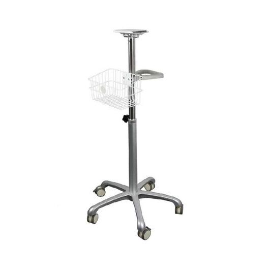 Rollstativ für Bistos Überwachungsmonitore BT-720 BT-740 - Transportlösung für Arztpraxen - Med-Praxisbedarf