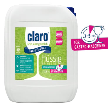 claro GV-Spülmaschinenreiniger flüssig - Reiniger für gewerbliche Maschinen, für medizinische Einrichtungen - Med-Praxisbe...