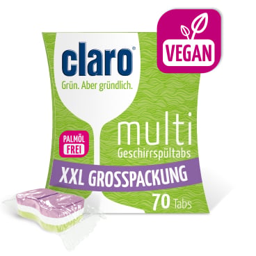 Multi Tabs für die Spülmaschine von Claro - für den professionellen Einsatz in der Praxis - Med-Praxisbedarf