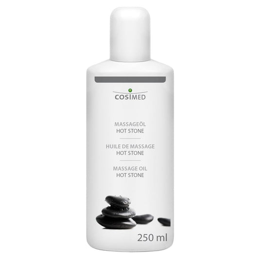 Hot Stone Massageöl - mit Mandelöl, Orangenöl und Lavendel für Warmstein-Massage - cosiMed - Med-Praxisbedarf