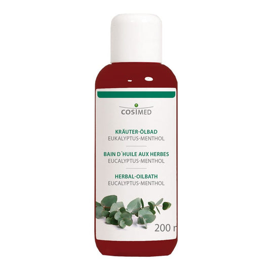 Kräuter-Ölbad Eucalyptus-Menthol - Badekonzentrat für medizinische Einrichtungen, befreit Atemwege - Med-Praxisbedarf