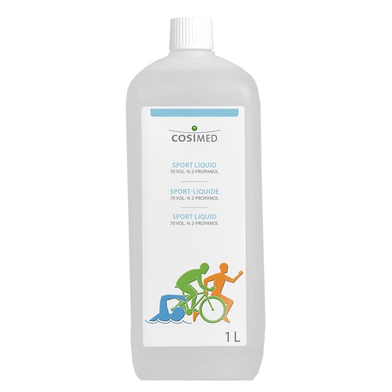 CosiMed Sport-Liquid Flasche - Einreibemittel für die Regeneration nach dem Sport - Med-Praxisbedarf