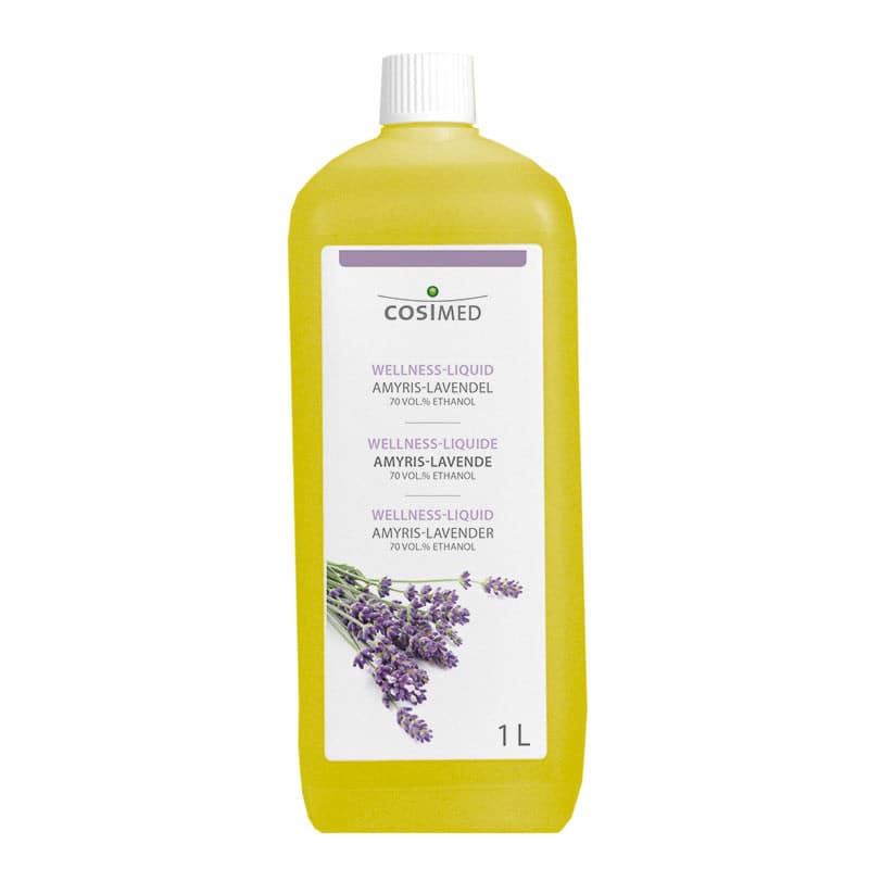Wellness-Liquid Amyris-Lavendel Flasche - ätherische Öle für Pflegeeinrichtungen und Praxen - Med-Praxisbedarf