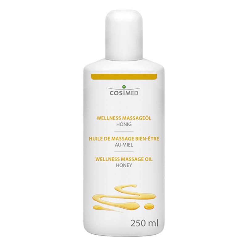 Wellness-Massageöl mit Honig von cosiMed - basierend auf Mandel- und Jojobaöl - Med-Praxisbedarf