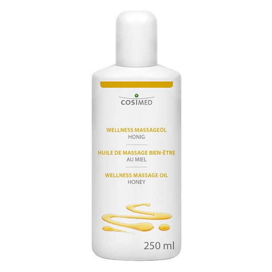 Wellness-Massageöl mit Honig von cosiMed - basierend auf Mandel- und Jojobaöl - Med-Praxisbedarf