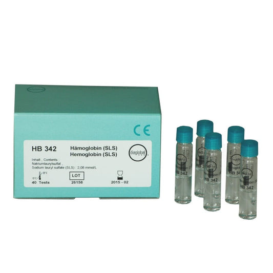 Testküvetten Hämoglobin SLS 40 Stück - zyanidfreie Messmethode für präzise Blutanalyse - Med-Praxisbedarf