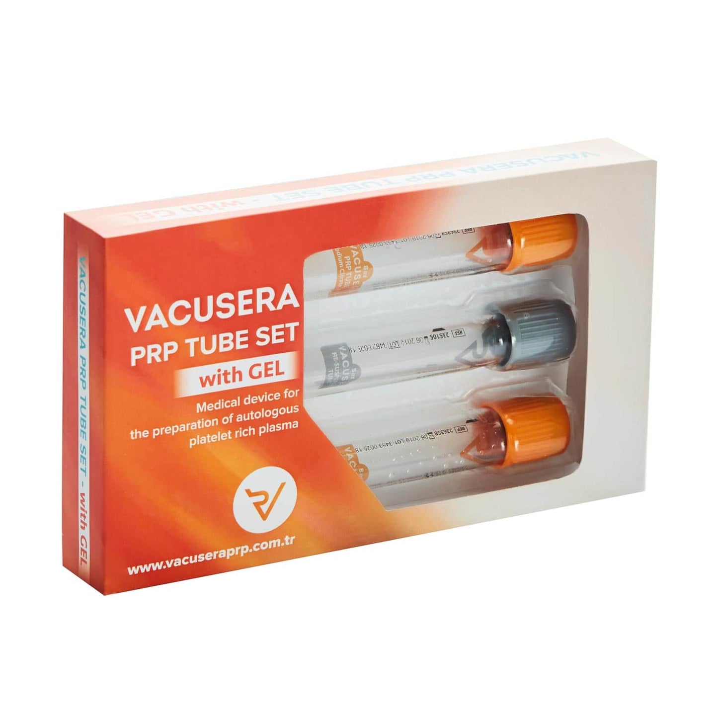 PRP Röhrchen mit Gel im Blister - Vacusera Einweg-Röhrchen für medizinische Einrichtungen - Med-Praxisbedarf