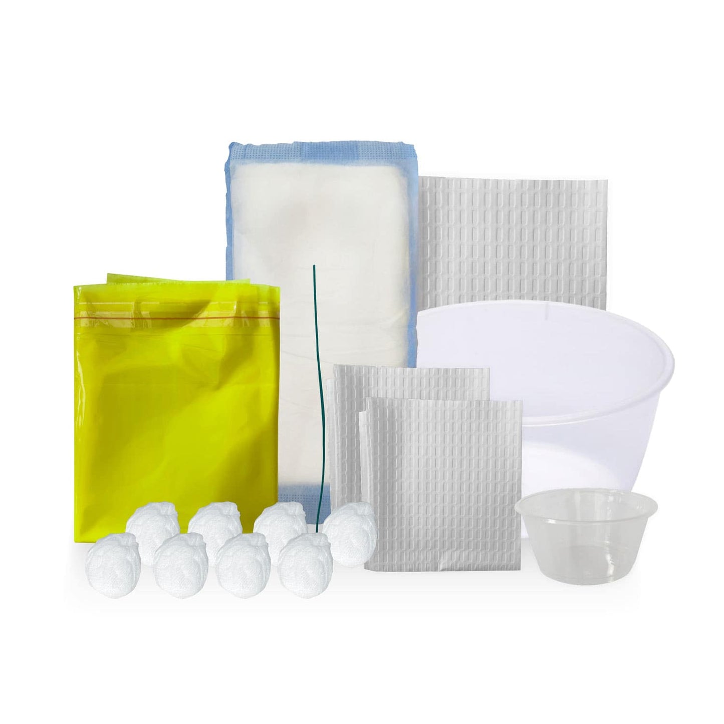 Vaginaluntersuchungs-Set Inhalt - alle Materialien für gynäkologische Untersuchung - Med-Praxisbedarf