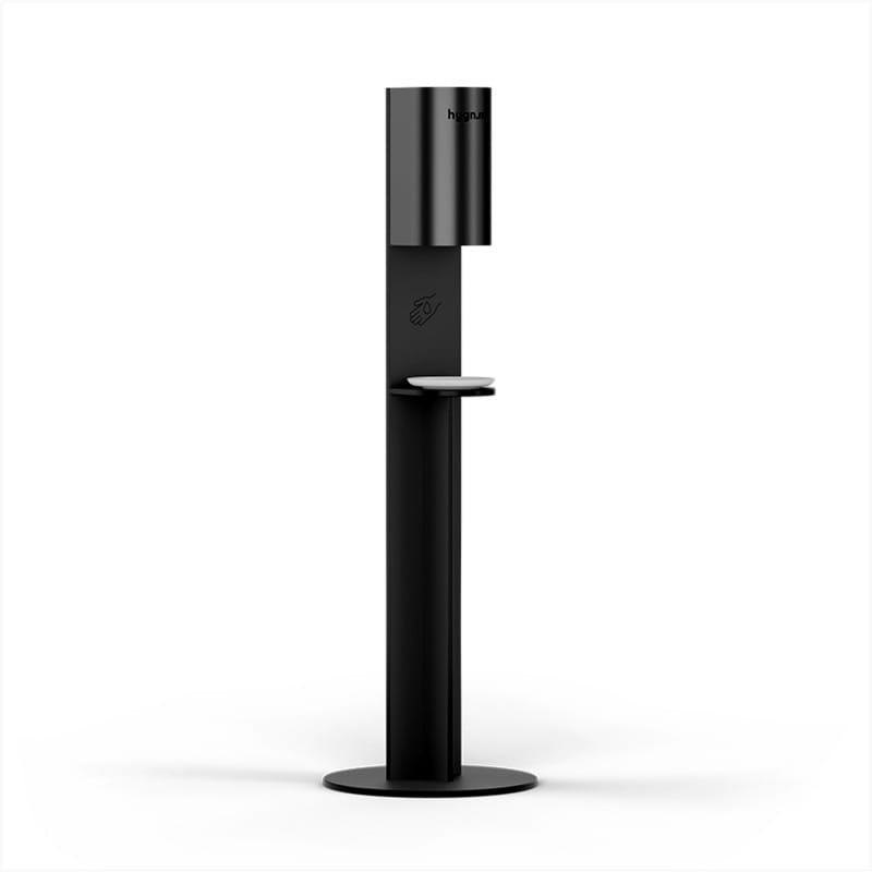 hygn.me Station III Edelstahl - robuster Desinfektionsspender im Healthcare-Design - Med-Praxisbedarf