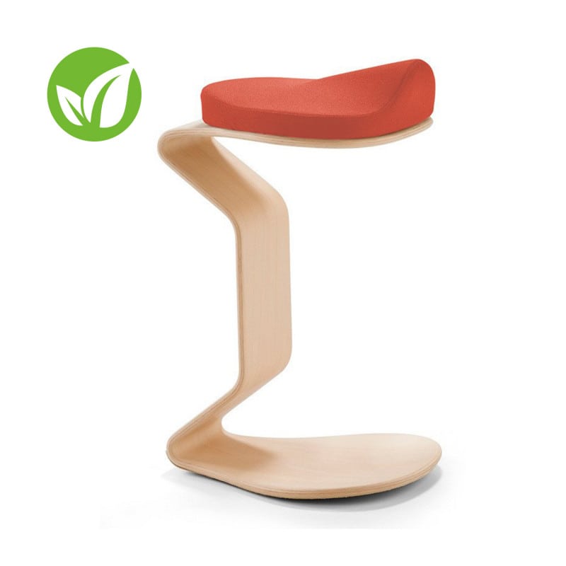 Ercolino Hocker von der Seite - ergonomischer Hocker für Klinik und Praxis - Med-Praxisbedarf