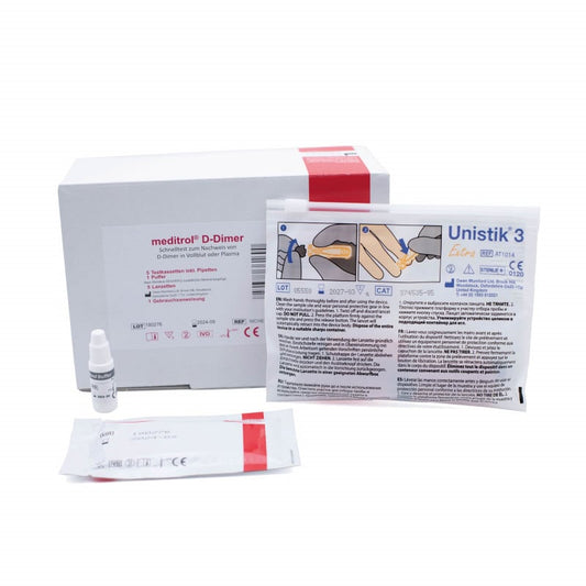 meditrol D-Dimer Test - qualitativer Schnelltest zum Nachweis von D-Dimer - Med-Praxisbedarf