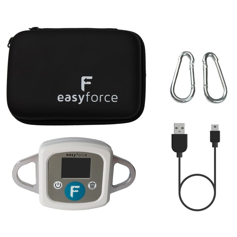 EasyForce digitales Dynamometer für Muskelkraft - misst Spitzenkraft und Durchschnittskraft - Med-Praxisbedarf