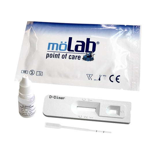 mö-quick D-Dimer-Test Schnelltest für Blut - qualitative Bestimmung, Thrombose-Verdacht - Med-Praxisbedarf