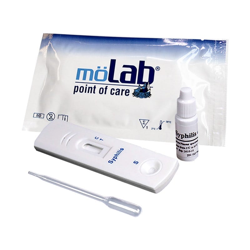 mö-quick Syphilis-Test Schnelltest - qualitativer Nachweis von Syphilis-Antikörpern - Med-Praxisbedarf