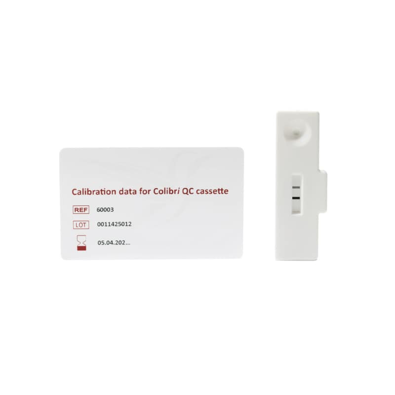 Colibri QC-Kassette für Gerätekontrolle - tägliche Funktionsprüfung des Colibri Readers, von nal von Minden - Med-Praxisbe...