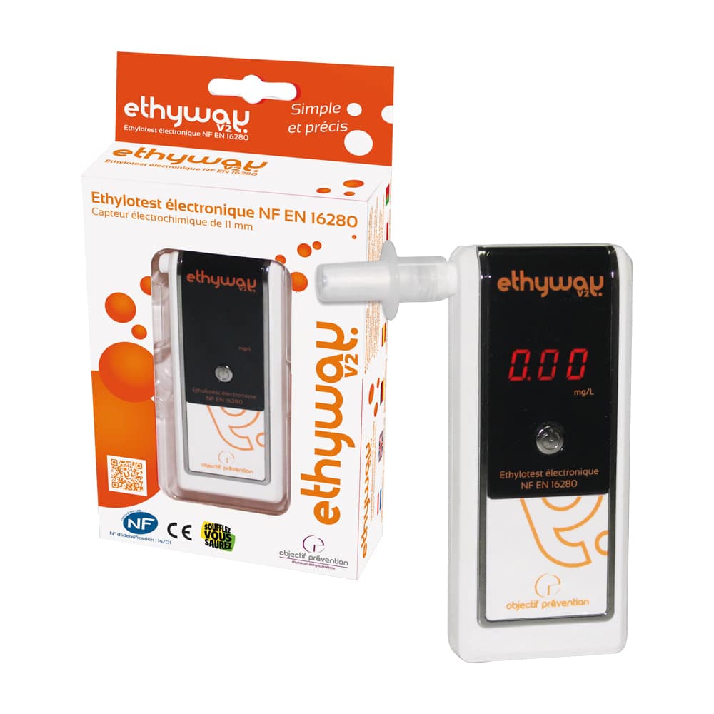 Ethyway V2 Alkoholmessgerät - schnelles Ergebnis, für Klinik und Praxis - Med-Praxisbedarf