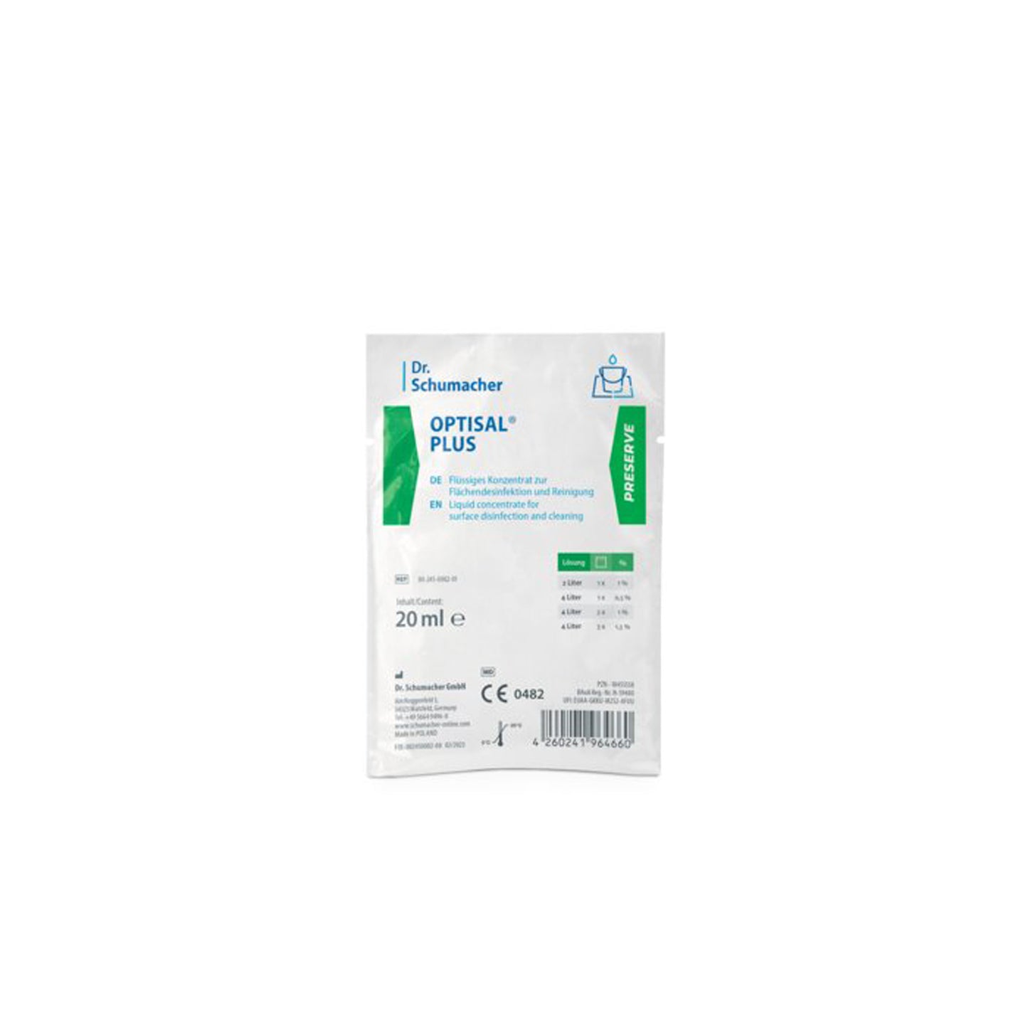 Optisal Plus Desinfektionsreiniger | EAN 4260241964660 | PZN 18453558 | günstig kaufen