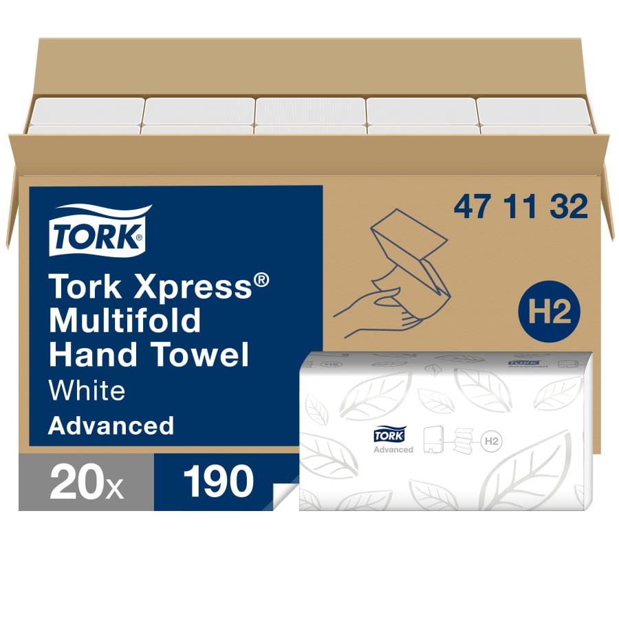 Tork Xpress® Papierhandtücher H2 Advanced, 2-lagig