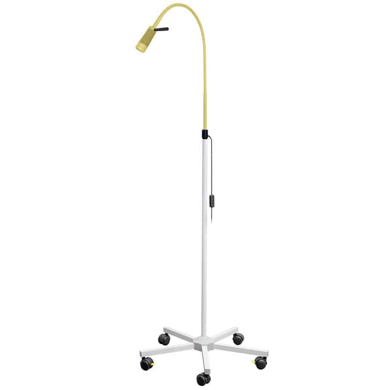 LED-Untersuchungsleuchte Luxamed - Detailaufnahme des Lampenkopfes mit Hochleistungs-LEDs - Med-Praxisbedarf